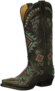 Roper Women's Mai Western Boot, Black-3, 5 Medium US