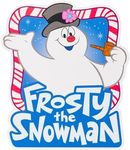 Silver Buffalo Frosty The Snowman Large Die Cut MDF Box Wall Sign, 7" x 1.2" x 7.9”