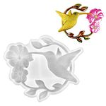 Hummingbird Silicone Mould DIY Craft Jewellery Making Moulds Bird Animal Epoxy Resin Casting Mould for Keychain Wall Decoration Hanging Ornaments