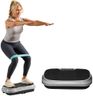 Lifepro Waver Mini Vibration Plate - Whole Body Vibration Platform Exercise Machine - Home & Travel Workout Equipment for Weight Loss, Toning & Wellness - Max User Weight 260lbs (White)