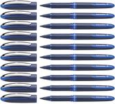 Schneider ONE Business Rollerball Pen, 0.6mm, Blue, Box of 10 (183003)