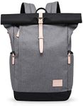 FANDARE Casual Backpack Anti-Theft Business Travel Outdoor 15.6 Inch Laptop Rucksack Man/Women Waterproof Polyester Gray B