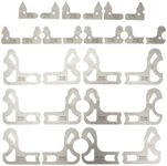 Mitutoyo 186-902, Radius Gage Set, 26 Leaves, 0.5mm to 13mm by 0.5mm, 5 Radii per Leaf
