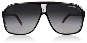 Carrera GRAND PRIX 2 Black Red/Grey Shaded 64/9/130 men Sunglasses, Black Red/Grey Shaded, 64/9/130