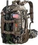 YVLEEN Hunting Backpack, Waterproof Camo Hunting Packs for Men, Durable Large Capacity Hunting Day Pack for Rifle Bow Gun