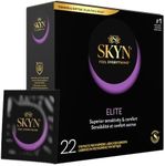 SKYN Elite Condoms - 22 Count - Ultra-Thin, Lubricated Latex-Free Condoms