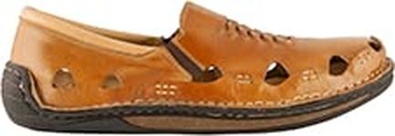 tZaro Men's Tan Fashion Sandal - 10 UK