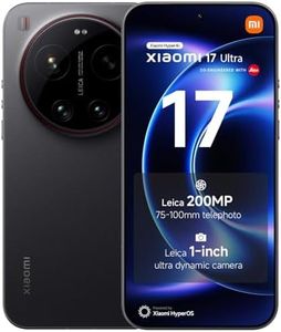 XIAOMI 17 Ultra, smartphone 16+1024 GB, Leica 200MP 75–100mm telephoto, LOFIC HDR technology, HyperAI, black, manufacturer warranty 2 years + 1 year extra, charger not included