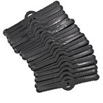 Skyzone 20 PCS Plastic Grass Strimmer Blades, 139mm Lawn Mower Blades Garden Mower Replacement Cordless Strimmer Cutting Blades (Black)