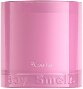 Boy Smells Rosalita Rose Scented Candle - 8.5 oz - Luxury Candle with Leather and Tangerine - Up to 50-Hour Burn - Cotton Wick