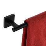 KOKOSIRI Bathroom Towel Bars 16 Inch Towel Rail Matte Black 40CM Hand Towel Holder for Bath Kitchen Wall Stainless Steel B4005BK-L16