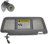 AUTO Occasion Sun Visor Driver Left Side Gray Compatible with 2004-2011 Mazda RX-8 Replacement FE88-69-320B-77