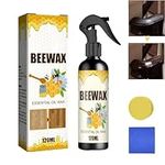 Natural Micro-Molecularized Beeswax Spray,Wood Seasoning Beewax Spray, Bees Wax Furniture Polish and Cleaner,Molecularized Beeswax Spray, Antique Furniture Cleaner,Bees Wax Spray For Wood Floors