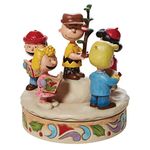 Enesco Peanuts by Jim Shore Charlie Brown and Friends Around Christmas Figurine