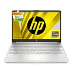 HP 15s, AMD Ryzen 5 5500U, 8GB DDR4, 512GB SSD, (Win 11, Office 21, Silver, 1.69kg), Anti-Glare, 15.6-inch(39.6cm), FHD Laptop, AMD Radeon Graphics, HD Camera, Dual Speakers, eq2144AU