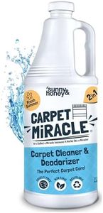 Sunny & Honey Carpet Miracle - Carpet Cleaner Shampoo Solution for Machine Use - Deep Stain Remover & Deodorizer - 32 fl oz (Fresh Summer Scent) - Upholstery Cleaner - Rug Cleaner