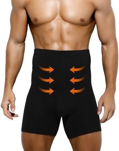 Casey Kevin Shapewear Boxershorts Herren, Bauchweg Herren, Hohe Taille Body Shaper Kompressionshosen Unterwäsche