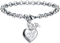 Monily Unicorns Gifts for Women Initial Unicorn Bracelets for Women Heart Letter H Bracelets for Women Jewelrye