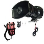 SARRA Police Siren for Cars Jeeps suvs 7 Tone Loud Hooter with Mic VIP Siren 100 watts Police Siren for Cars Jeeps suvs 7 Tone Loud Hooter with Mic VIP Siren 100 watts Component Car Speaker (12 W)