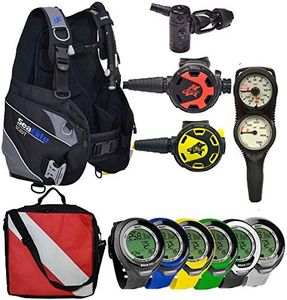 Divers Supply Scuba Package Special of The Month (Large/Puck Pro Plus Blue)