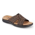 Dockers Men's Sunland Slide Sandal, Dark Brown, 9 UK