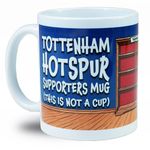 Reactive Brands MUGEMS Tottenham Rival Joke Funny Office Tea and Coffee Mug Football Supporters Gift Hotspur Secret Santa Christmas Present Birthday Dad Boss Uncle