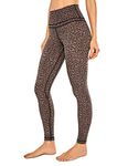 CRZ YOGA Women's Naked Feeling High Waist Gym Leggings - 28 Inches Sports Workout Yoga Pants Leopard-Print 2 8