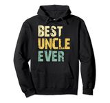 Family Retro Vintage Best Uncle Ever Pullover Hoodie