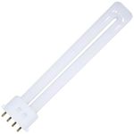 Satco Products S8365 4100K 9-Watt 2G7 Base T4 Twin 4-Pin Tube for Electronic and Dimming Ballasts