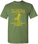 The Goozler - Vamonos PEST - Mens Cotton T-Shirt, Military, XL