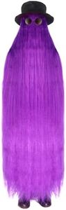 BC GOODS BY Unisex Dapper Creature 66-Inch Extra Long Styles Wig | Adult Playboy Wigs for Men and Women | Fictional Character Mysterious Hairy Costume Wig for Halloween Cosplay - Purple