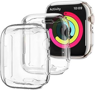 [2 Pack] JOYAUS Case for Apple Watch Series 3/2/1 42mm, Full Body TPU All-Around Screen Protector Ultra Clear Slim Soft Cover for iWatch Series 3/2/1 42mm