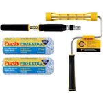 Purdy Colossus 4pce Complete Roller System Kit 9" Rollers Revolution Frame + Pole