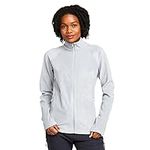 Berghaus Women's Hartsop Polartec® Full-Zip Fleece Jacket, Women's Midlayer, Women's Hiking & Outdoor Recreation Clothing (14, Grey)