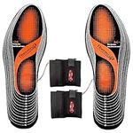 Thermrup Electric Heated Insoles Far Infrared (FIR) Foot Warmers Rechargeable Li-Ion Battery(4 Temperature Settings) Size 4.5-14, High Temperature