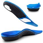 230+ lbs Plantar Fasciitis Relief Arch Support Insoles, Orthotic Shoe Inserts for Men and Women, Work Boots Strong High Arch Insoles for Flat Feet - Arch Pain - Heel Spurs - Over Pronation
