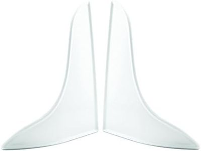 Prime-Line MP6086 Bath Tub Splash Guard, 9 in. x 10-3/4 in., Plastic, White (1 Set)