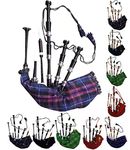 AAR B N Bagpipe Black Finish Silver Mounts Pride of Scotland Scotland/Highland(USA)