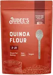 Judee's Quinoa Flour 2 lb - Made In USA, Non-GMO, Vegan - Great for Making Pancakes, Muffins, Pie Crusts, Quiches, and Breads - Made in a Dedicated Gluten-Free Facility