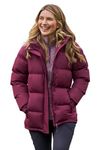 Mountain Warehouse Snow Womens Padded Jacket - Microfibre insulation Burgundy Womens Size 8 US