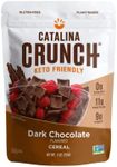 Catalina Crunch Dark Chocolate Keto Cereal (9Oz Bags) | Low Carb, Sugar Free, Gluten Free | Keto Snacks, Vegan, Plant Based | Breakfast Cereals | Keto Friendly Food