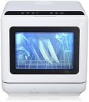 ACONEE Portable Countertop Dishwasher, White