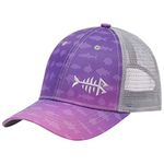 Bassdash Altimate Fishing Hat Mesh Back for Men Women Adjustable Baseball Trucker Cap Gradient Purple