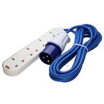 kenable 4 Way 16A Motorhome/Caravan/Camping Mains Electric Hook Up Extension Lead 5m [5 metres]