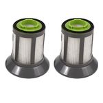 2 Pcs Filters Compatible with Bissell 1664/1665/1669 ZING Canister Vacuum Cleaner, Replacement for Tesco Cleaner Bagless-Cylinder-Vacuum VCBL15 VCBL17