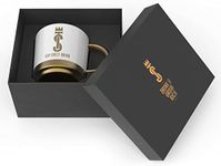 Top Shelf Grind Coffee Mug - The Prosperity Cup (Drink & Grow Rich) - White & Gold