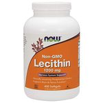 Now Foods, Non-GMO Lecithin, 1200 mg, 400 Softgels