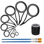 Dovesun Fishing Rod Repair Kit Fishing Rod Guides Rod Spinning Rod Guides 8 Sizes 19PCS