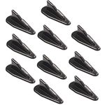 10 Pcs Car Roof Shark Fin Universal Car Shark Fin Spoiler Carbon Fiber Style Shark Fin Diffuser Roof Spoiler Wing