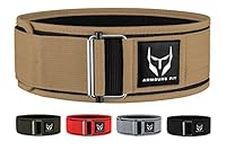 ARMOURS Weight Lifting Belts - Quick Self Locking 4" Premium Quality Weightlifting Belt with Padded Back Support for Men Women Gym Workout Fitness crosfit Training